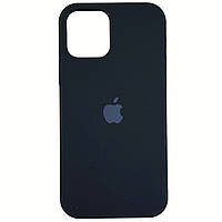 Чехол для iPhone 12 Pro/12- Silicone Case Full Protective черный