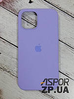 Чехол для iPhone 12 Pro Max 6.7"- Silicone Case Full Cover №42 сиреневый