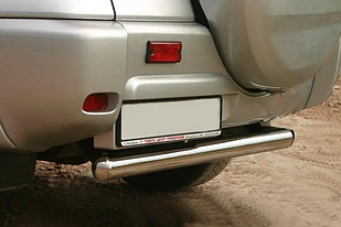 Захист заднього бамперу  нерж Toyota Rav 4 2001-2005