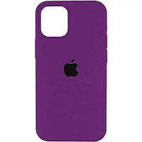 Чехол для iPhone 13 Pro (6.1")- Silicone Case Full Protective виноградный