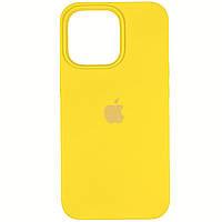 Чехол для iPhone 13 Pro (6.1")- Silicone Case Full Protective желтый