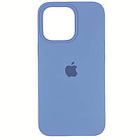 Чехол для iPhone 13 Pro Max (6.7")- Silicone Case Full Protective сиреневый голубой