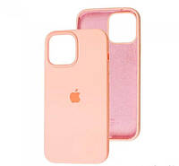 Чехол для iPhone 13 Pro Max (6.7")- Silicone Case Full Protective грейпфрут