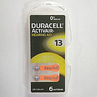 Батарейка Duracell PR-48 (13) (слуховых аппаратов) 1уп по 6шт