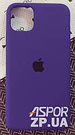 Чехол для iPhone 11 Pro Max- "Apple Silicone Case" №34- "Apple Silicone Case" фиолетовый