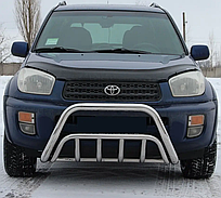 Кенгурятник WT002 (нерж) Toyota Rav 4 2001-2005