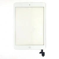 Сенсор для планшета Apple iPad Mini / Mini 2 / A1432/ A1454/ A1455/ A1489/ A1490/ A1491 с кнопкой Home White