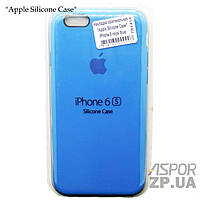 Чехол для iPhone 6- Apple Silicone Case" №3 королевский-синий