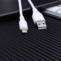 USB кабель Aspor AC-06 Lightning 2.4A/1м-белый