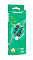 USB кабель Tornado TX10 Type-C (2,4A/1м) золотой