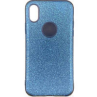 Чехол для iPhone X/XS-Shine голубой