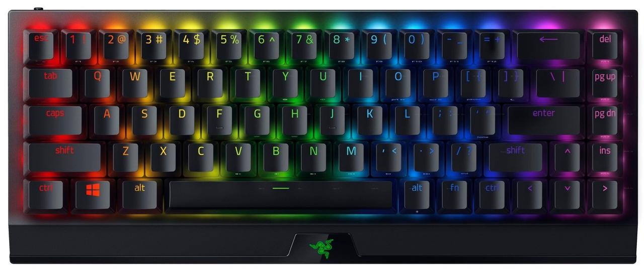 Ігрова клавіатура Razer BlackWidow V3 Mini HyperSpeed Yellow Switch WL/BT/USB RU RGB, Black (RZ03-03, фото 1