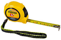 Рулетка Mastertool 3 м x 16 мм автостоп (68-0316)
