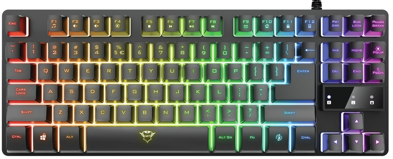 Клавіатура Trust GXT 833 Thado TKL Illuminated Gaming (23724), фото 1
