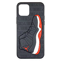 Чехол для iPhone 12 Pro/ 12- Jordan черный с красным