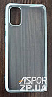 Чехол для Samsung A41/A415-TPU MOSHI серебряный