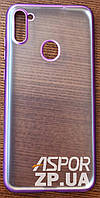 Чехол для Samsung M11/M115- TPU MOSHI лиловый