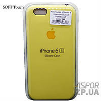 Чехол для iPhone 6- Soft Touch (ный) №4 желтый