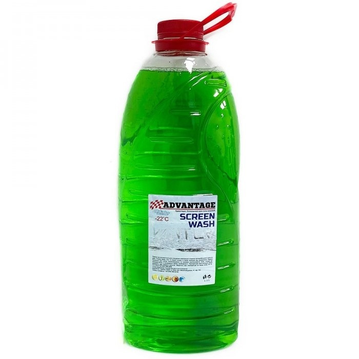 Зимовий омивач скла Advantage -22°С 4.2 л Яблуко, фото 1