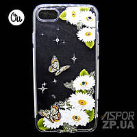 Чехол для iPhone 6- OuCase for Aspor Swarowski Ромашки