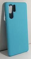 Чехол для Huawei P30 Pro-Silicone Case No Brand голубой