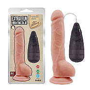 Тілесний вібратор на присоску та пультом Extra Fun Vibrating Dildo | Puls69, фото 2