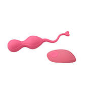 Рожевий вібростимулятор із пультом Heart Waves Bullet Vibrator | Puls69, фото 3