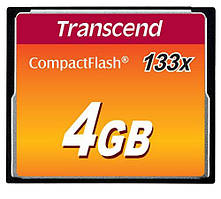 Карта пам'яті Transcend CompactFlash   4GB 133X