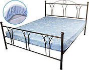 Простирадло на гумці Руно Blue star бязь 90x200см (503.114У_Blue star)