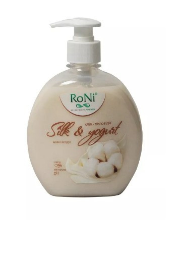 Мило рідке RoNi 450мл крем-мило Silk Yogurt з гліцерином (10)