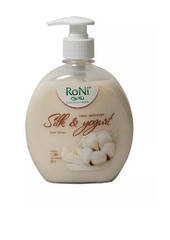 Мило рідке RoNi 450мл крем-мило Silk Yogurt з гліцерином (10)