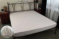 Простирадло на гумці Руно Бежева смужка бязь 90x200см (503.114У_бежева смужка)