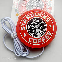 Подставка под чашку с подогревом от USB "Starbucks"