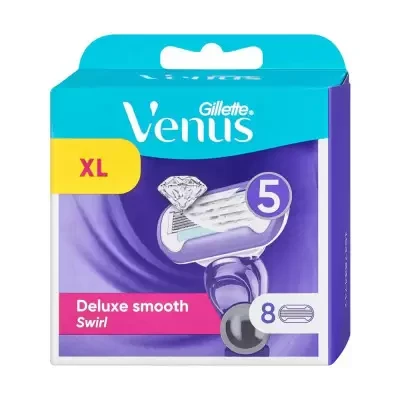 Змінні картриджі для гоління Venus Deluxe Smooth Swirl 8 шт, фото 1
