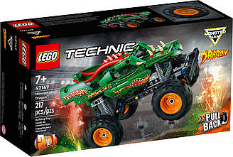 Конструктор Леготехнік Позашляховик Монстер Трак Дракон Lego Technic Monster Jam Dragon 42149