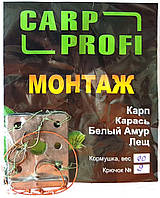 Кормушка для рыбы оснащенная, Carp Profi, 60г, макушатник-свинец