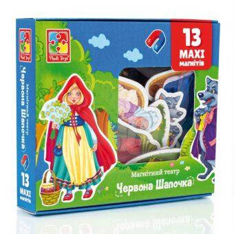 Гра настільна "Магнітний театр Червона шапочка", Vladi Toys, VT3206-52, фото 1