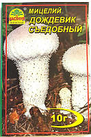 Міцелій гриба, 10г, Дощовик Їстівний