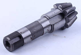 Вал вторинний КПП L-100 мм, Z-9 для мотоблока 6-9 к.с.
