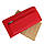 Яскравий горизонтальний жіночий гаманець натуральна шкіра червоний Арт.16600 red Fuerdanni (54), фото 3