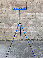 Фидерная телескопическая подставка, с гребенкой на 8 удилищ, Feima