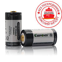 Акумулятор Li-ion із захистом KEEPPOWER 16340 1000 mAh 3V з micro USB (RCR123) Довжина — 35,0 мм!!!!!