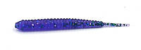 Силиконовая приманка для рыбалки Taipan Pass-Worm, 2,0 дюйма, цвет №04 Violet, 20шт/уп