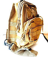 Тактическая сумка наплечная, 6л., цвет хаки