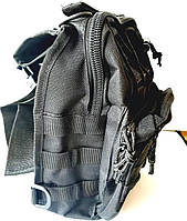 Тактическая сумка через плечо, 6л., цвет черный