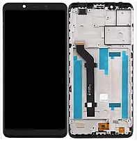 Дисплей для Nokia 3.1 Plus Dual Sim | TA-1104 | TA-1113 | TA-1117 | TA-1118 | TA-1124 з сенсором в рамке (Чорний) Оригінал Китай