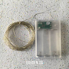 Гірлянда Роса GARDEN на батарейках 5 м білий, фото 3
