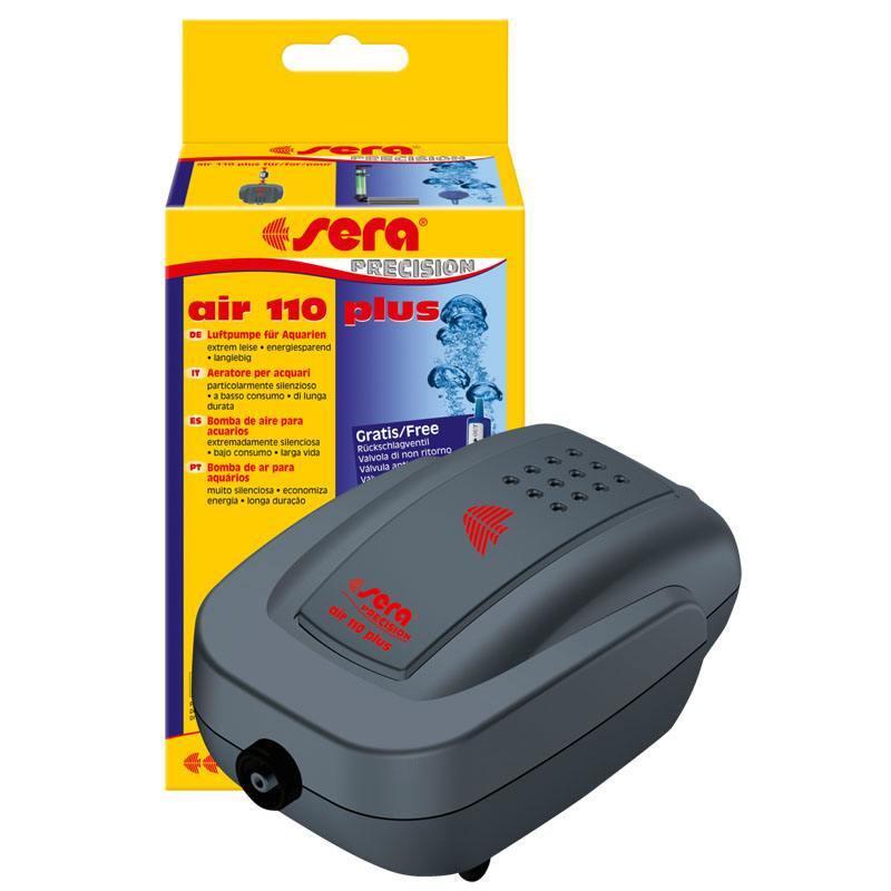 Sera (Сіра) Air Plus 110 Pump — Повітряний компресор для прісноводних і морських акваріумів об'ємом до 150 л