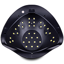 Ультрафіолетова LED лампа SUN BQ5T на 120 Вт для сушки гель-лаку, гелю чорна, фото 4
