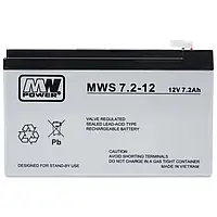 Аккумуляторная батарея MW POWER MWS 7.2-12, 12В 7.2А/ч